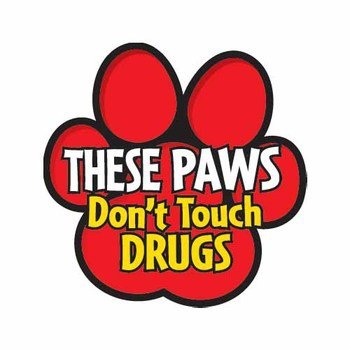 These Paws Don't Touch Drugs