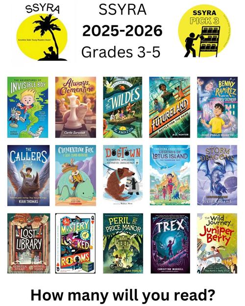 SSYRA 3-5 Book List