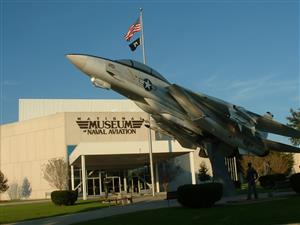 Jet outside the National Naval Aviation Museum