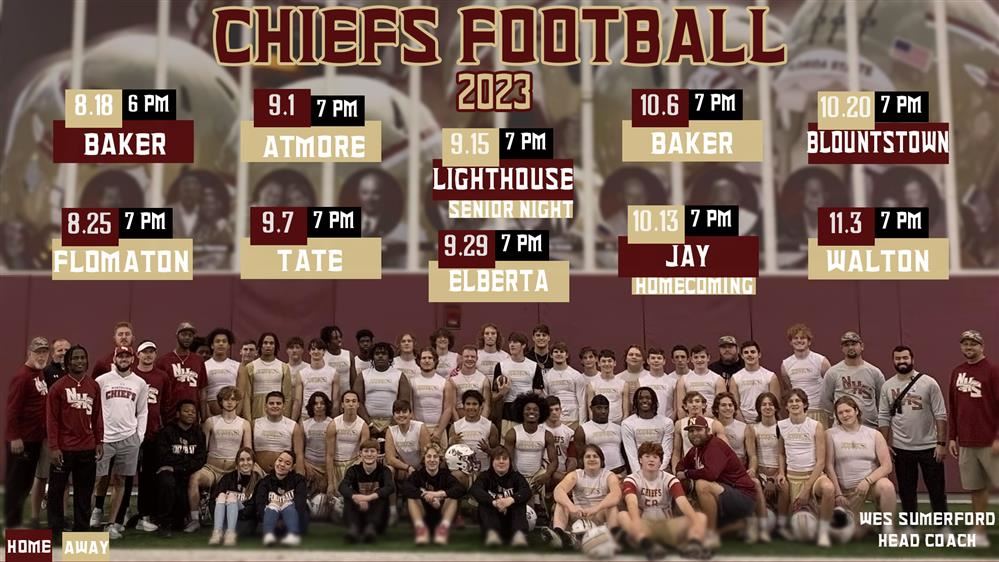 Football Varsity Schedule 
