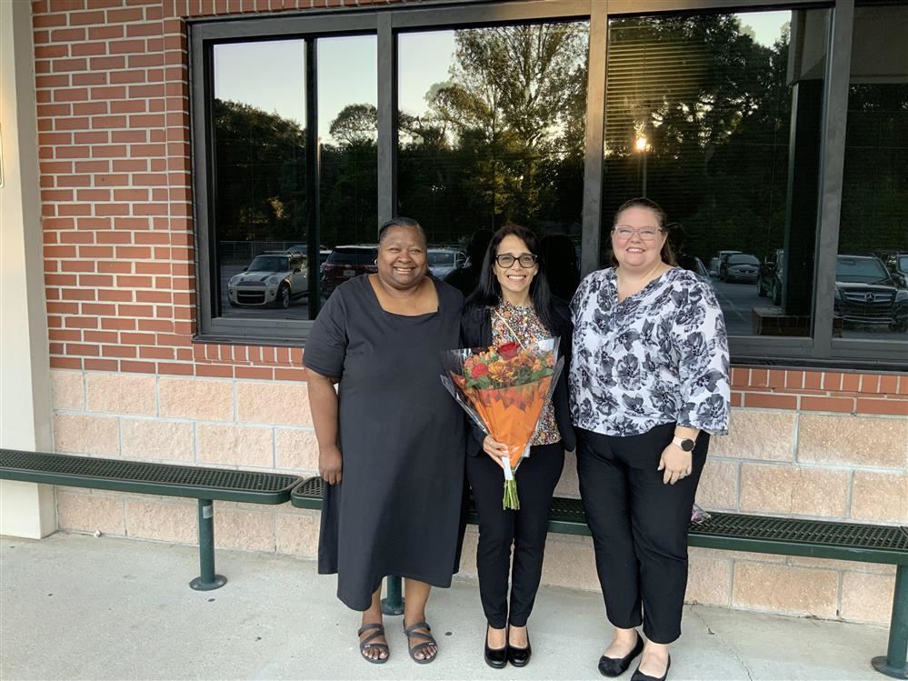  Pictured from left to right. Mrs. Shuford, Mrs. Lopez and Mrs. Crisher