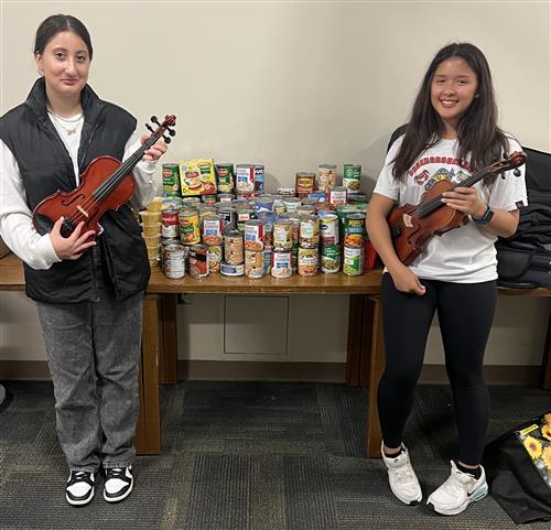 Orchestra- Canned Food Drive