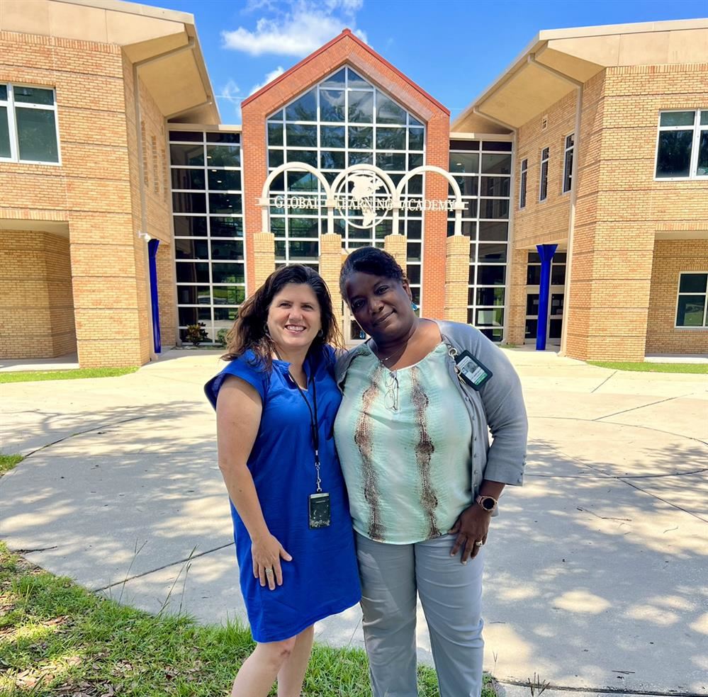 Principal Lalla Pierce & Assistant Principal Michel Henry-Slater