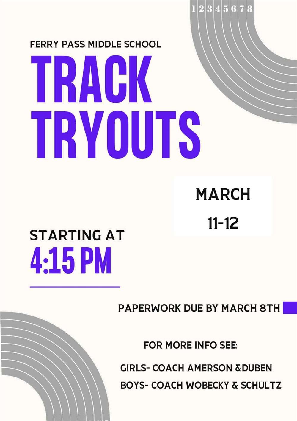  FPMS: Track Tryouts