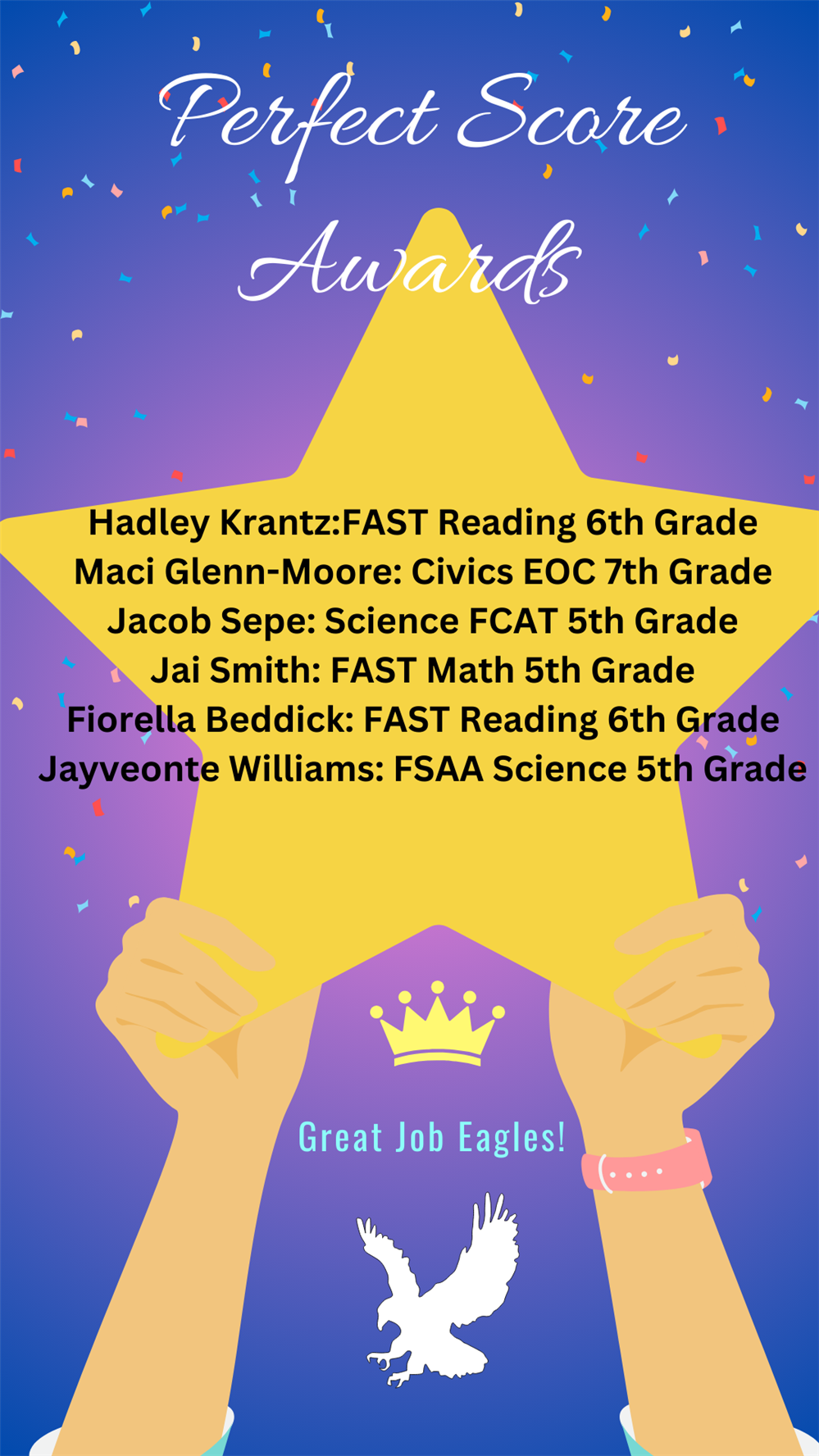  FPMS: Perfect Score Awards