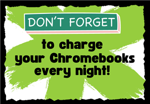 Charge your chromebooks!
