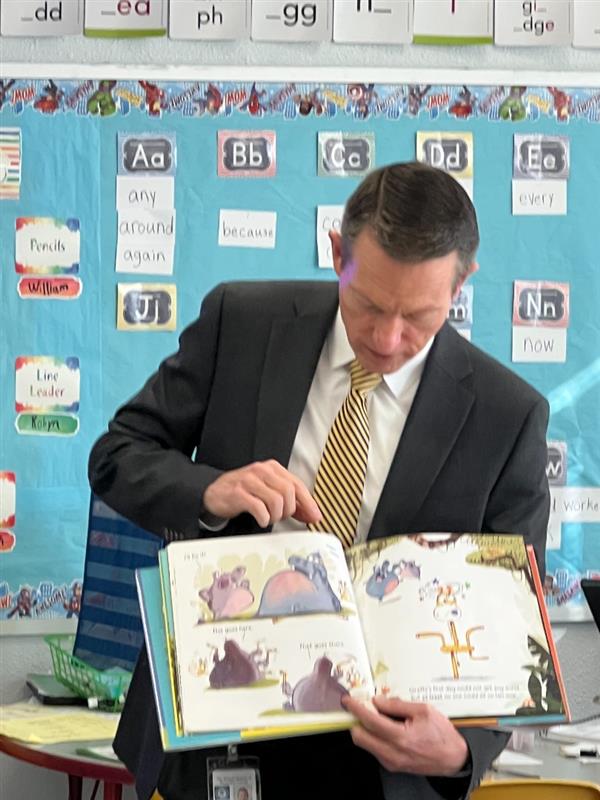 Dr. Smith reads aloud