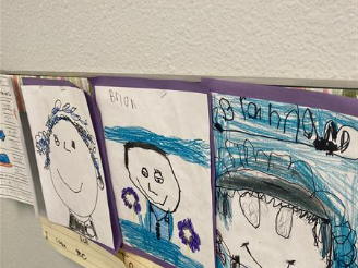 Kindergarten self portrait