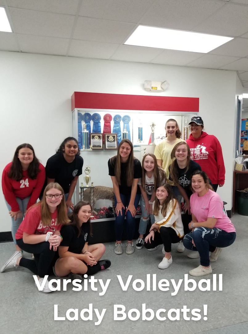 Varsity Volleyball Lady Bobcats!