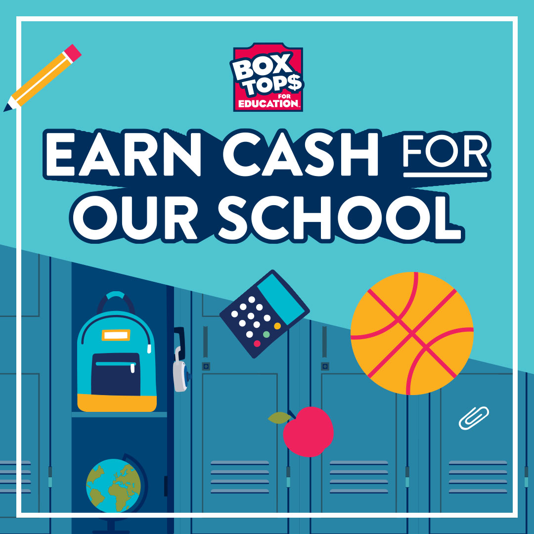 Earn cash for our school with BoxTops